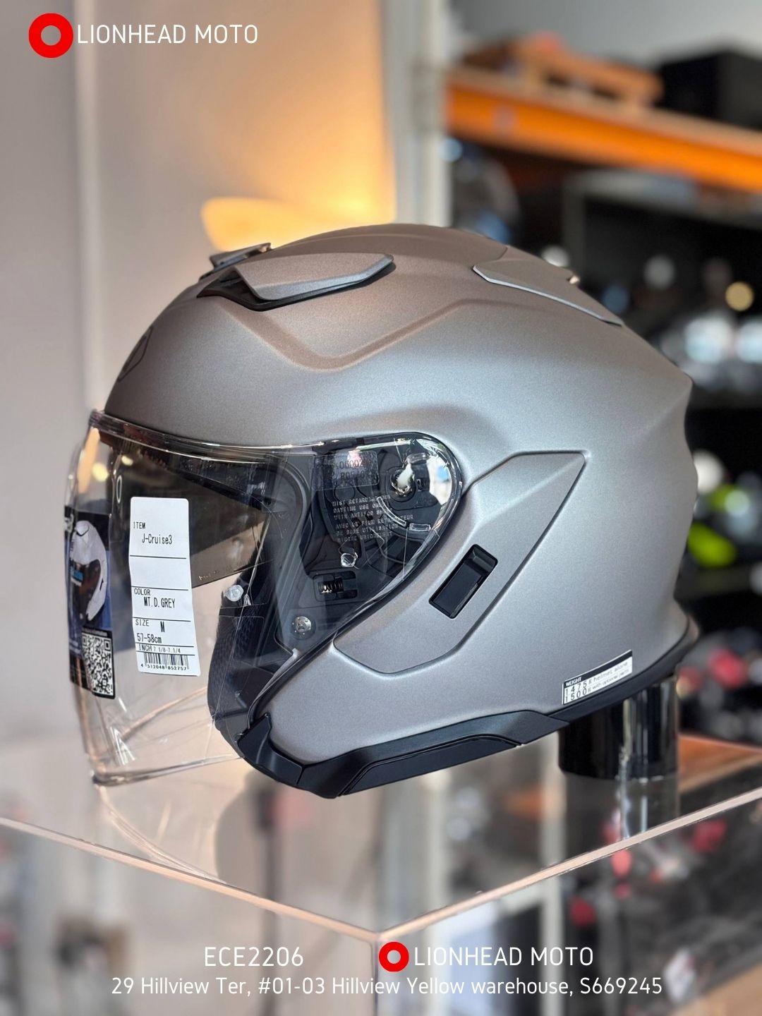 Shoei Jcruise 3 Matte Grey