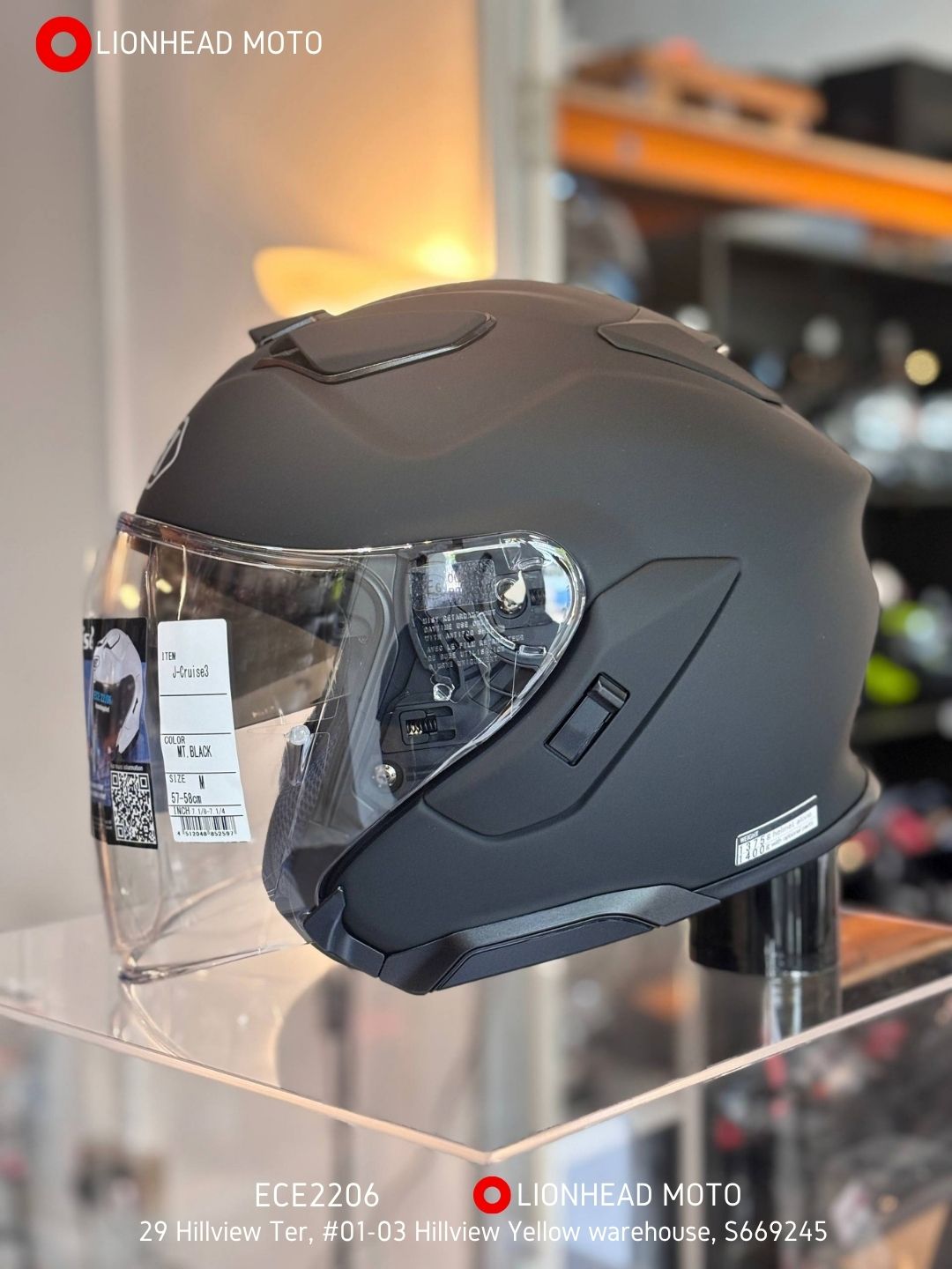 Shoei Jcruise 3 Matt Black