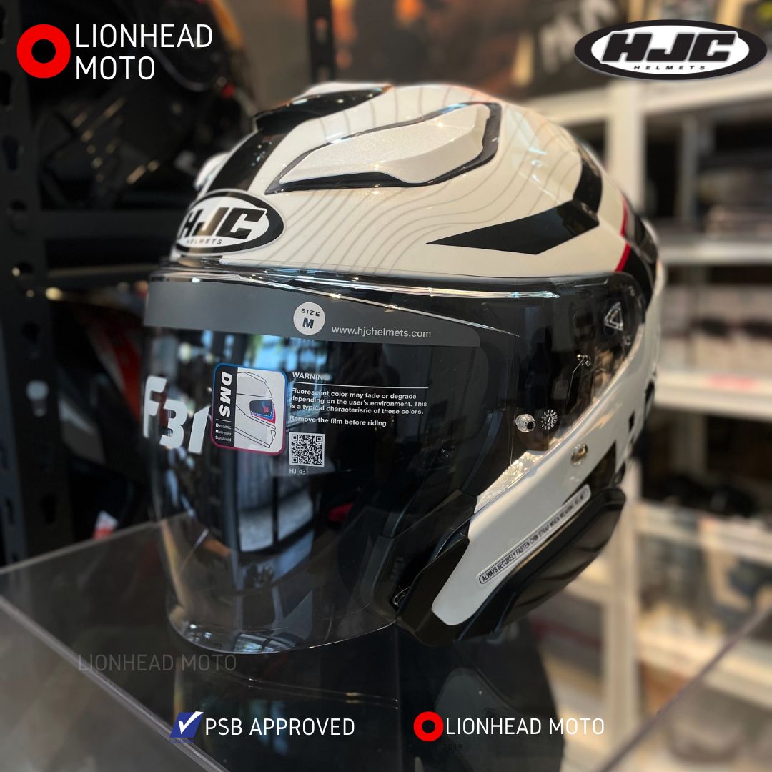 HJC F31 Naby MC1 White