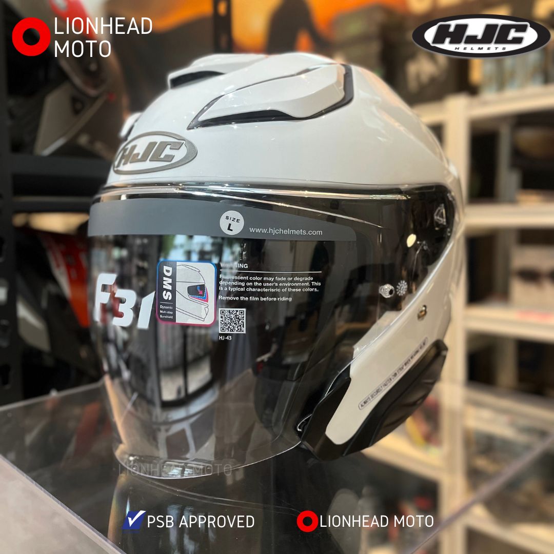 HJC F31 Solid White