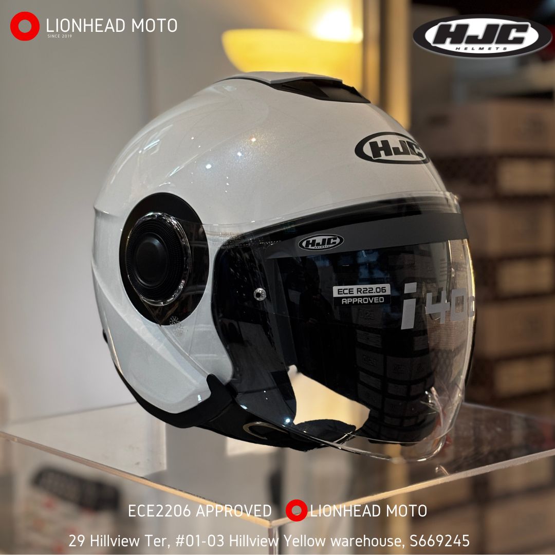 HJC i40N Solid White