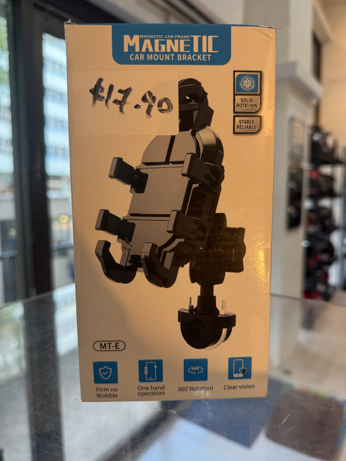 Hand phone mount