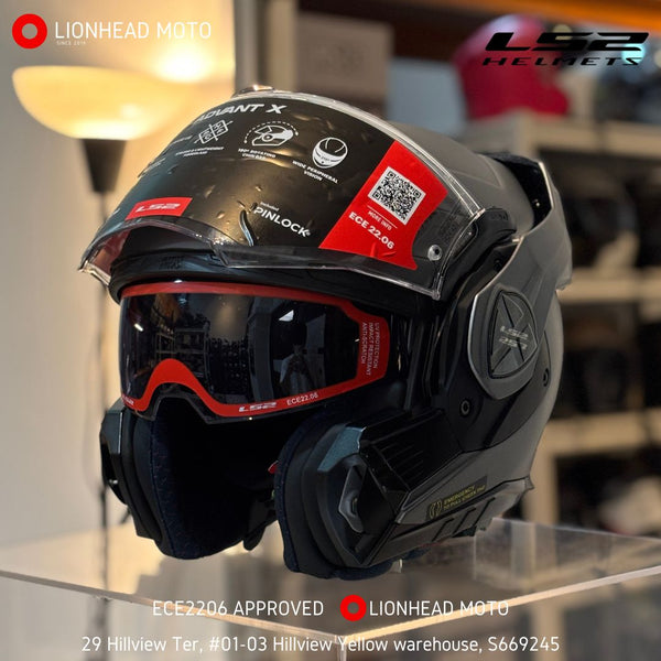 LS2 Advant X Matte Black