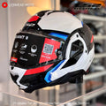 LS2 FF910 Advant II Triple White Blue Red