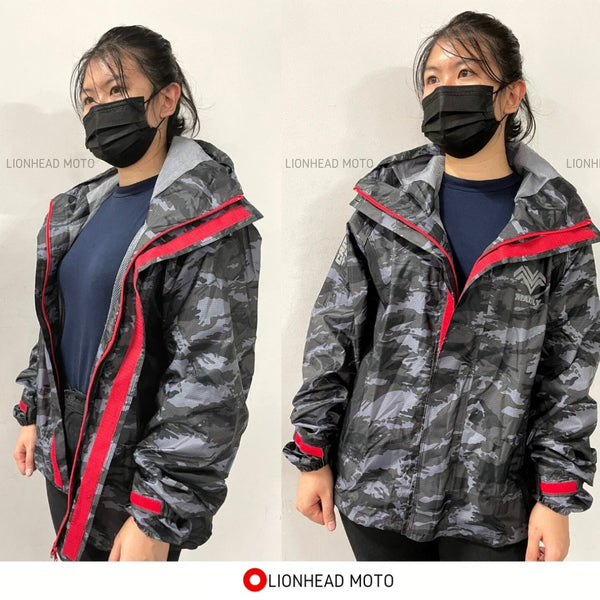 Maxfly MR10 Raincoat Grey Camo
