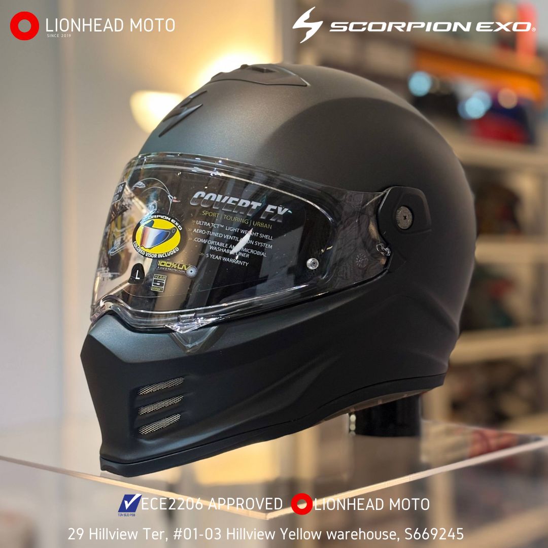 Scorpion Covert FX Pearl Black