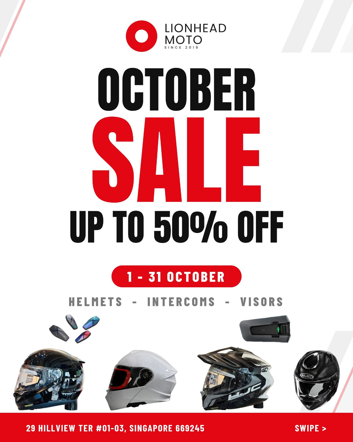 October deal deck, Lionhead Moto