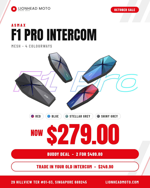 ASMAX F1 Pro Intercom
